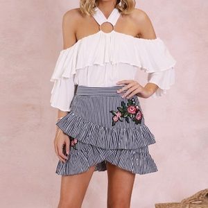 Lost in Lunar Luella Floral Patch Skirt XS